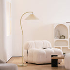 Pleated Shade Floor Lamp