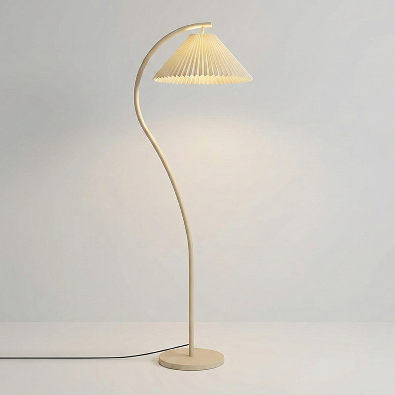 Pleated Shade Floor Lamp