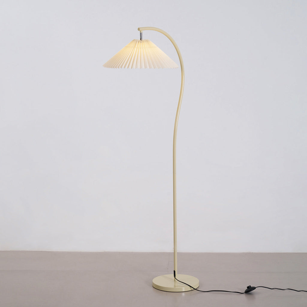 Pleated Shade Floor Lamp