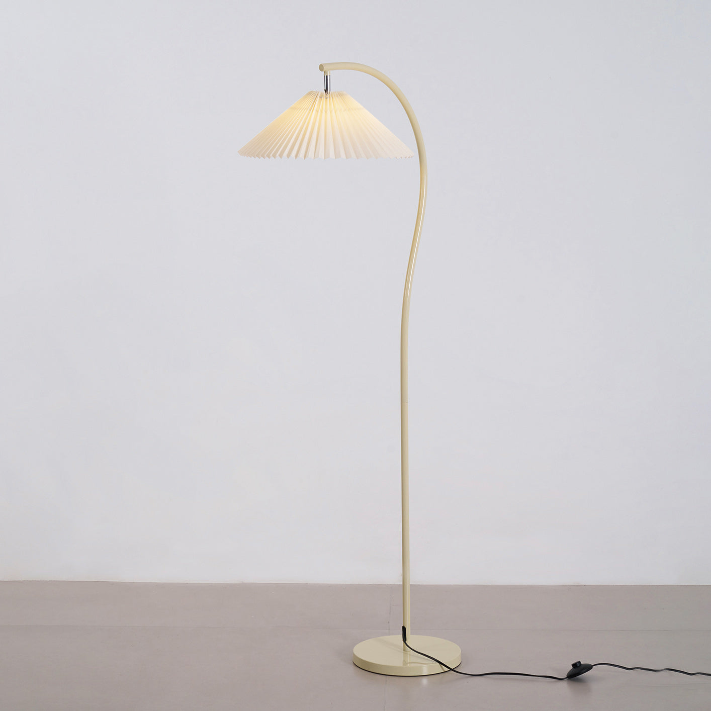 Pleated Shade Floor Lamp
