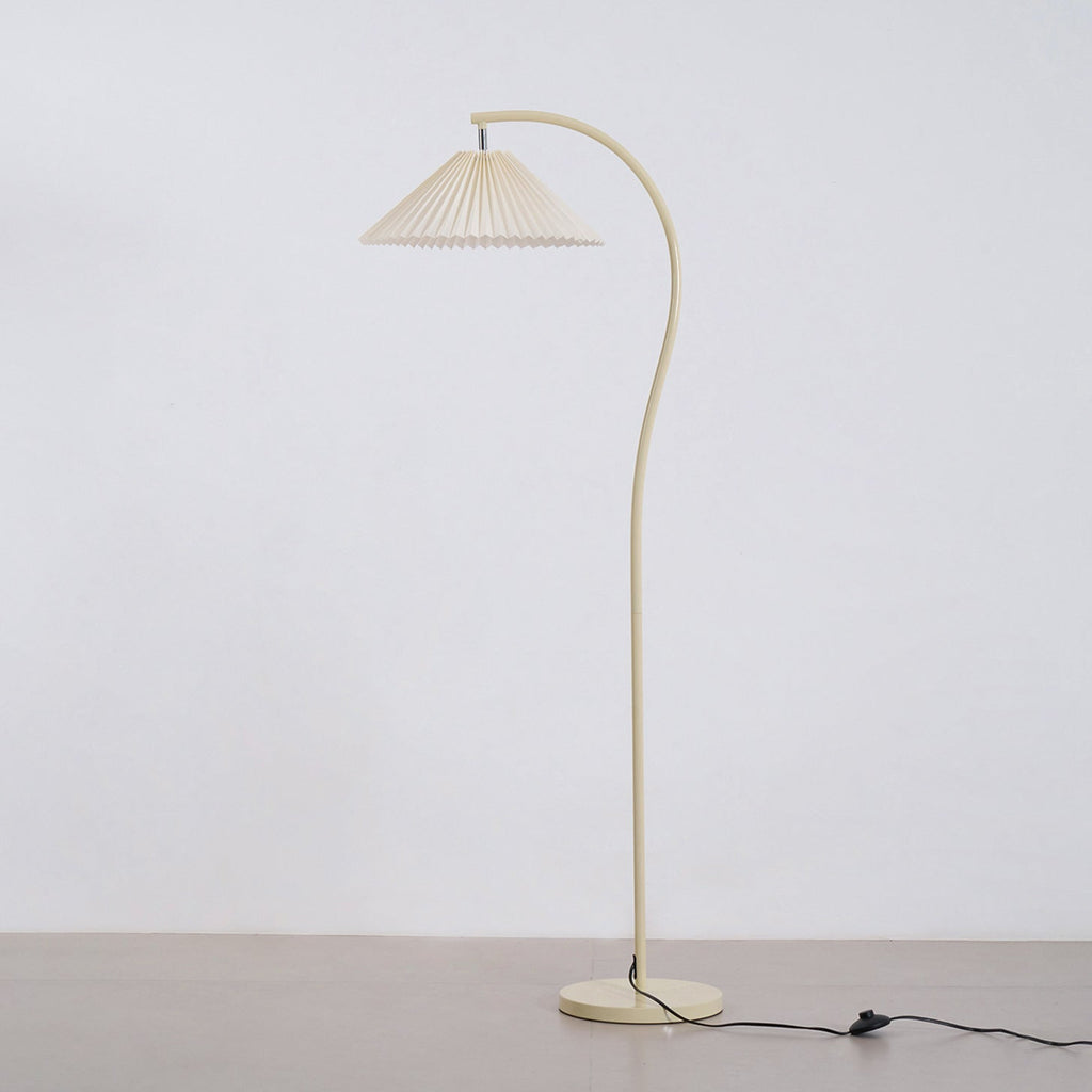 Pleated Shade Floor Lamp