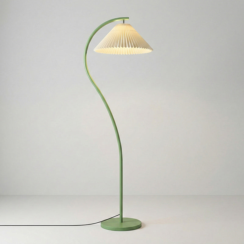 Pleated Shade Floor Lamp