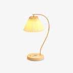 Vaelora – Pleated Table Lamp with Timeless Grace