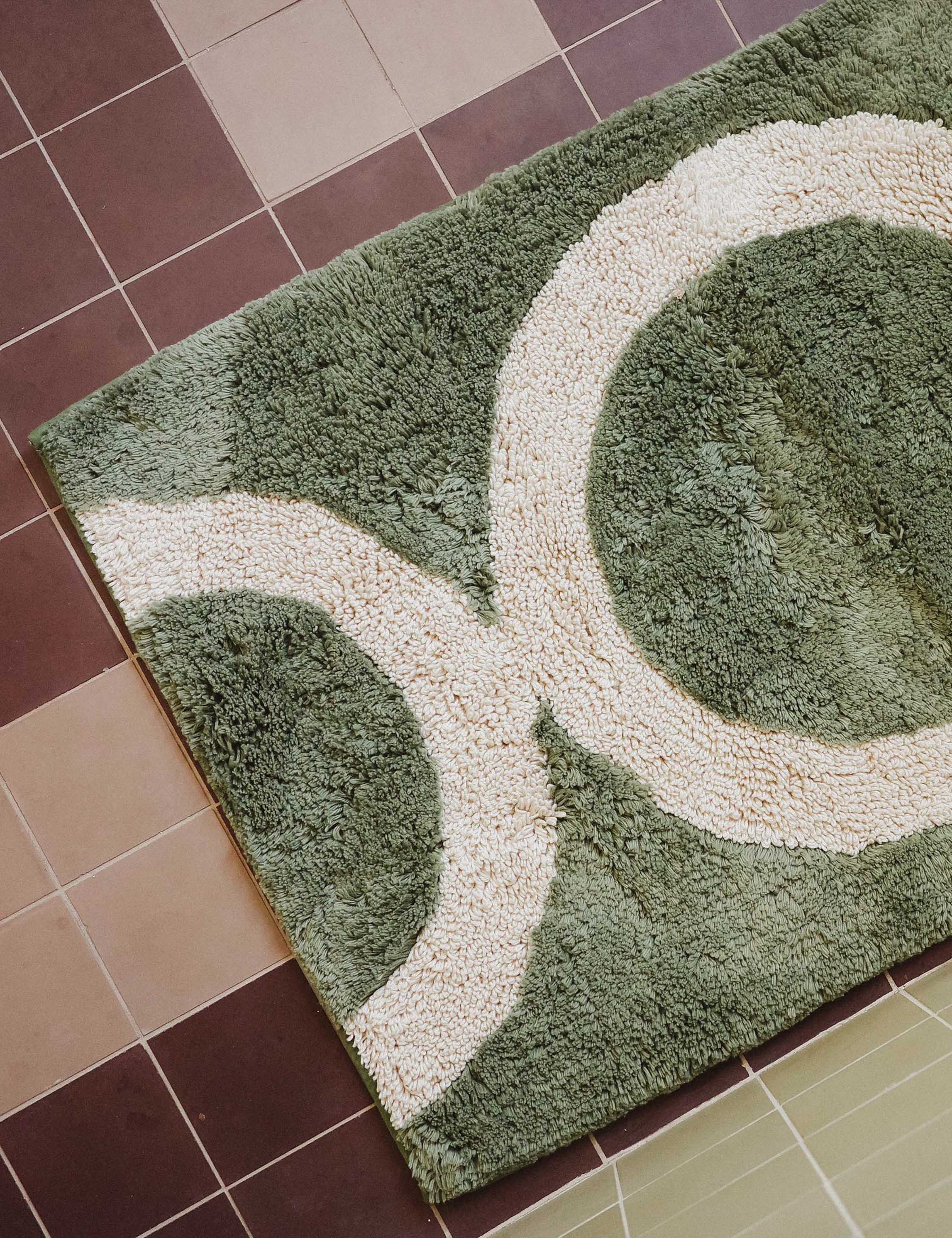 Bela Bath Mat | Plush Tufted Cotton, Fast-Drying