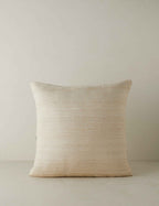 Crescendo Silk Pillow | Brushwork Cross Motif, Luxe Texture