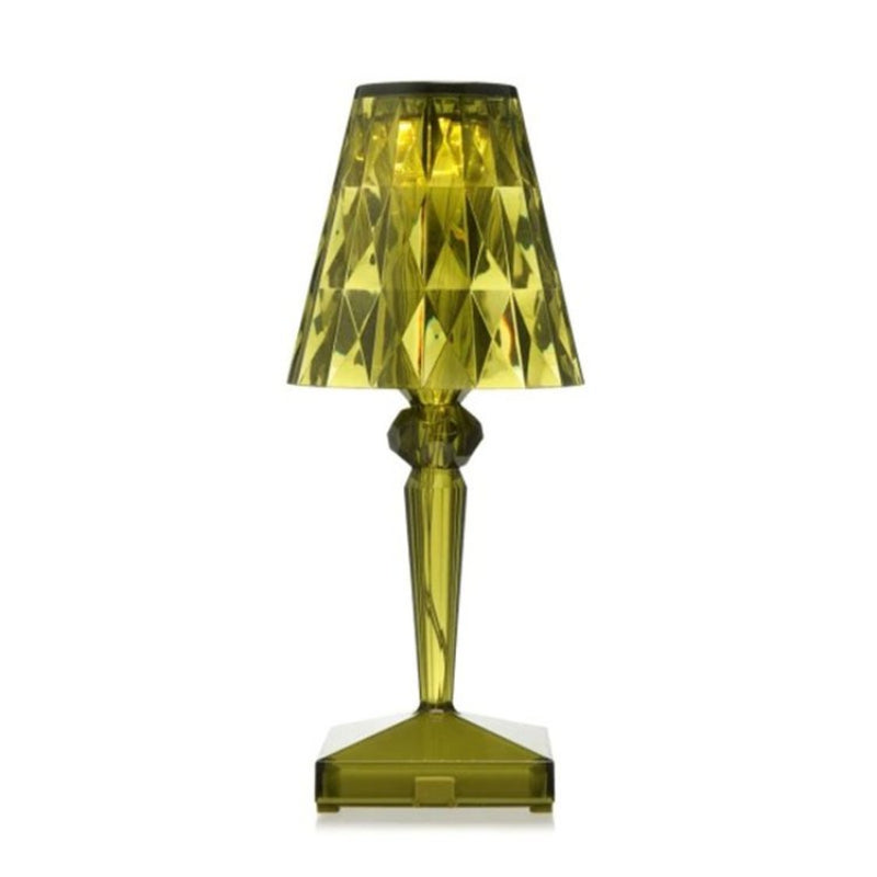 Crystal LED Lamp - Touch Control, Rechargeable & Dimmable