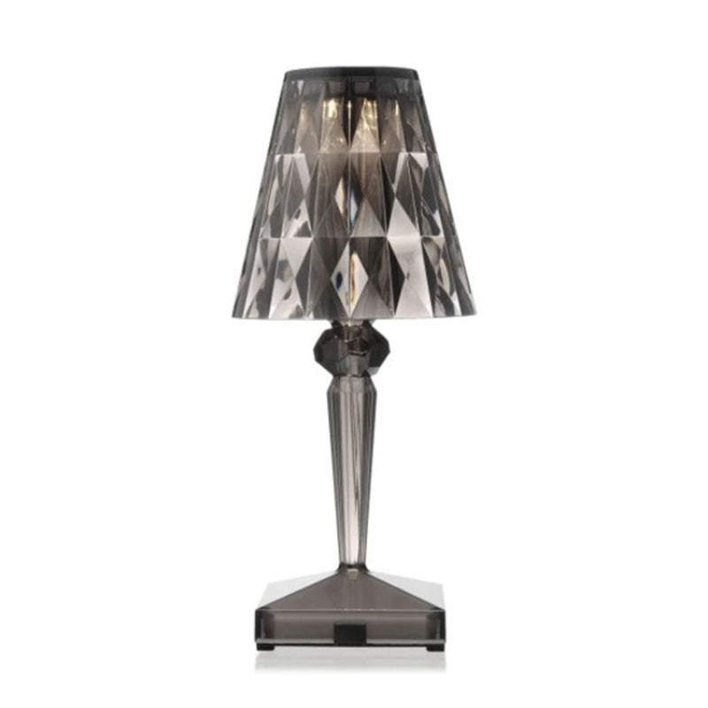 Crystal LED Lamp - Touch Control, Rechargeable & Dimmable