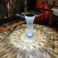 Crystal Table Lamp, Touch Control, 16-Color, Rechargeable LED