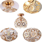 Bela Ceiling Lamp | Compact Crystal Light Pattern