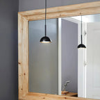 Cupolina: Pendant Light with Geometric Metal Housing & Integrated LED – for Kitchen & Entrance Area