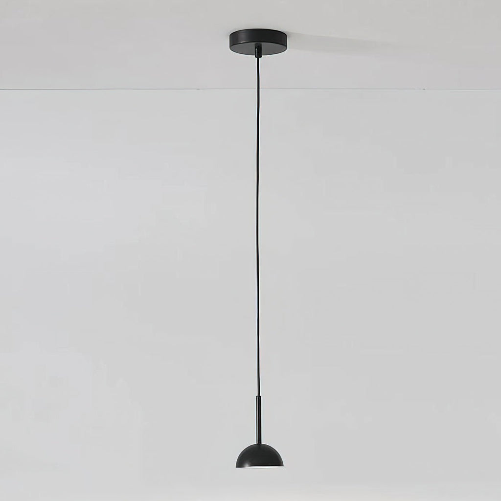 Cupolina: Pendant Light with Geometric Metal Housing & Integrated LED – for Kitchen & Entrance Area