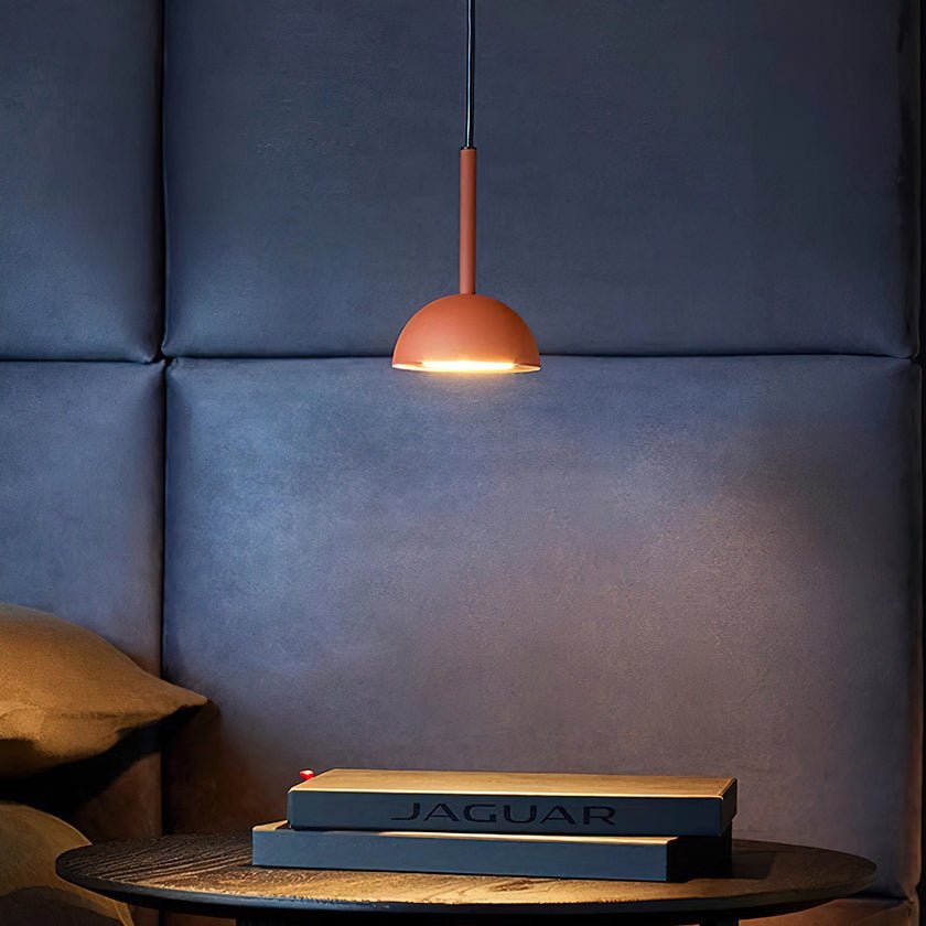 Cupolina: Pendant Light with Geometric Metal Housing & Integrated LED – for Kitchen & Entrance Area