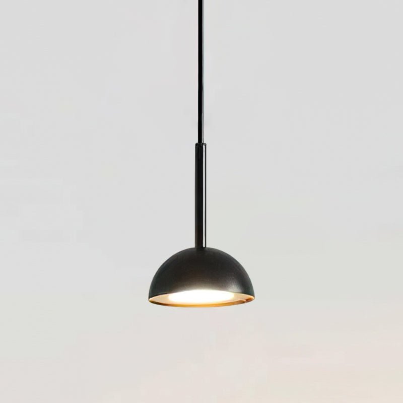Cupolina: Pendant Light with Geometric Metal Housing & Integrated LED – for Kitchen & Entrance Area