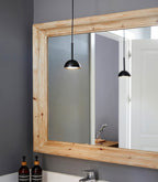 Cupolina: Pendant Light with Geometric Metal Housing & Integrated LED – for Kitchen & Entrance Area