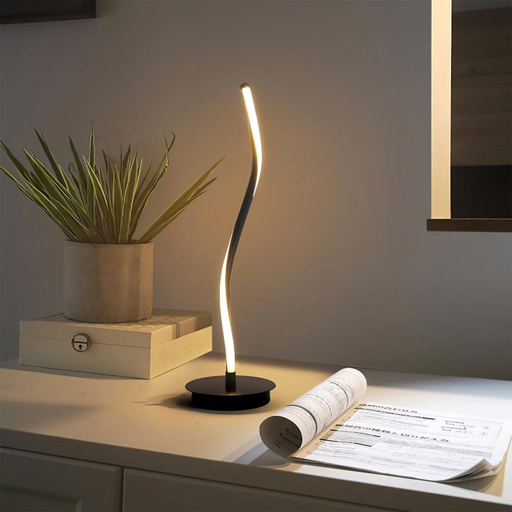 Curved Line LED Table Lamp
