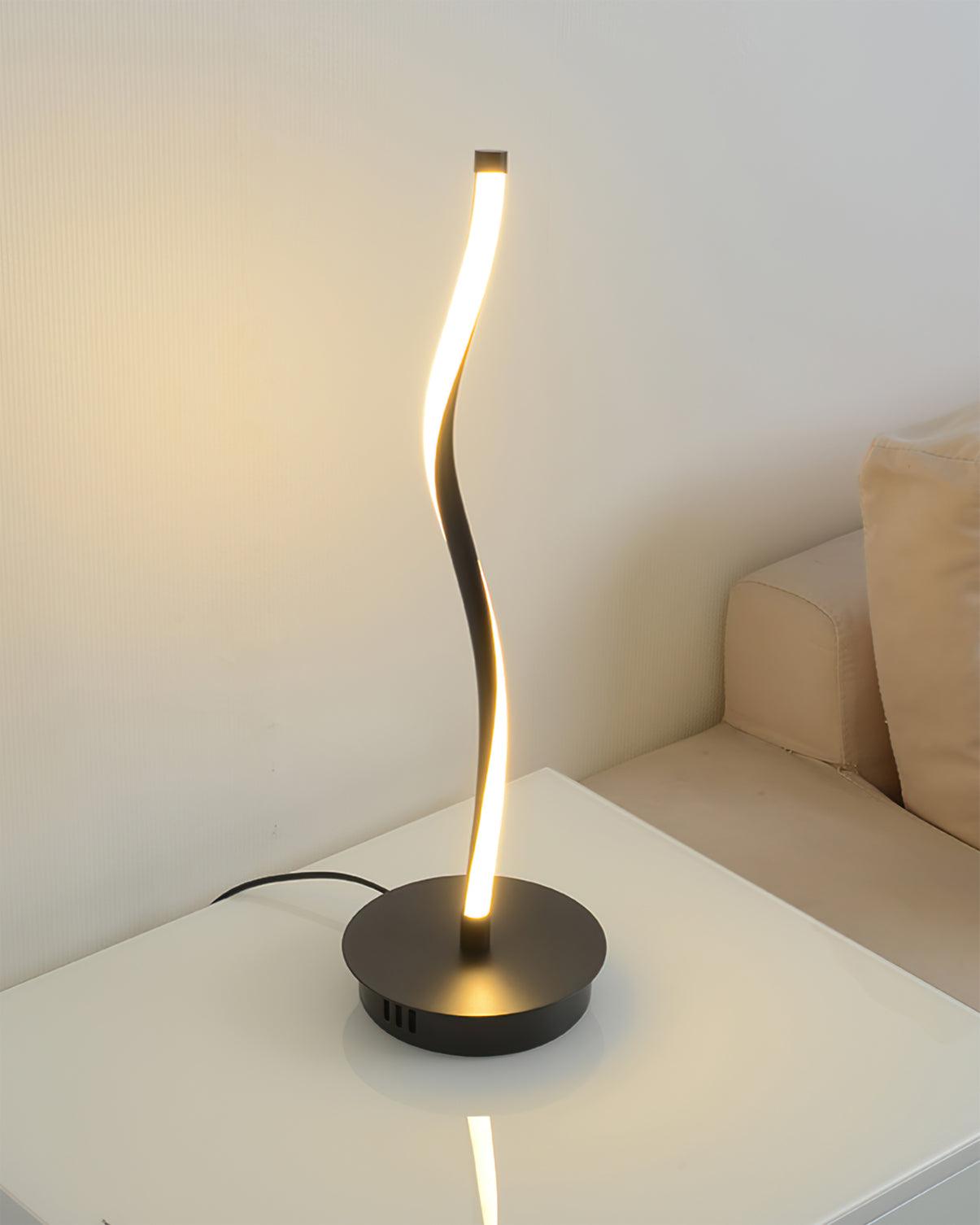 Curved Line LED Table Lamp
