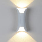Curvion: Curved LED Outdoor Wall Light – Weatherproof Wall Lamp for Garden & Terrace