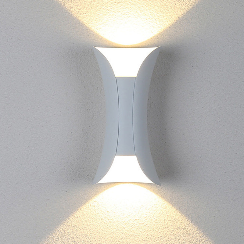 Curvion: Curved LED Outdoor Wall Light – Weatherproof Wall Lamp for Garden & Terrace