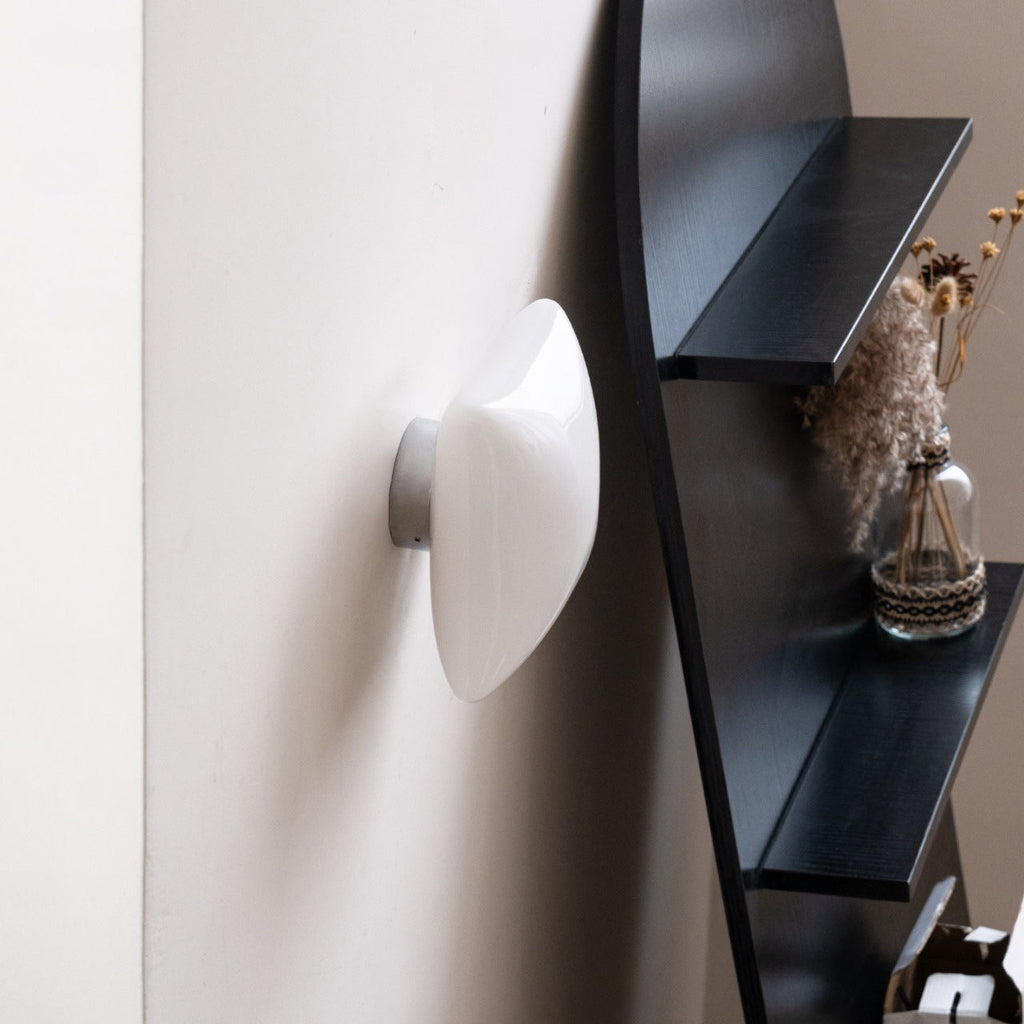 Pillowy Frosted Glass Wall Sconce