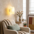 Pillowy Frosted Glass Wall Sconce