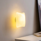 Pillowy Frosted Glass Wall Sconce
