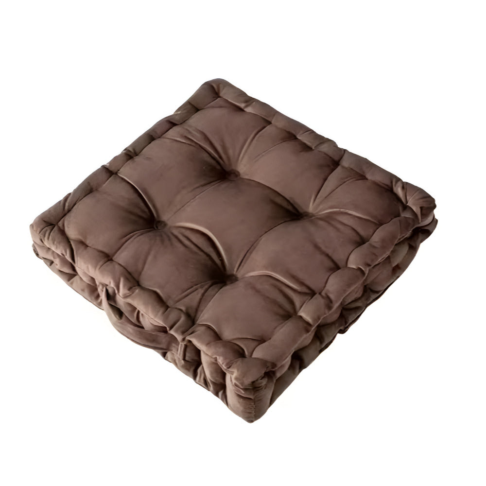 Floor Seat Cushion, Dutch Velvet, PP Cotton Filling, Tufted Design