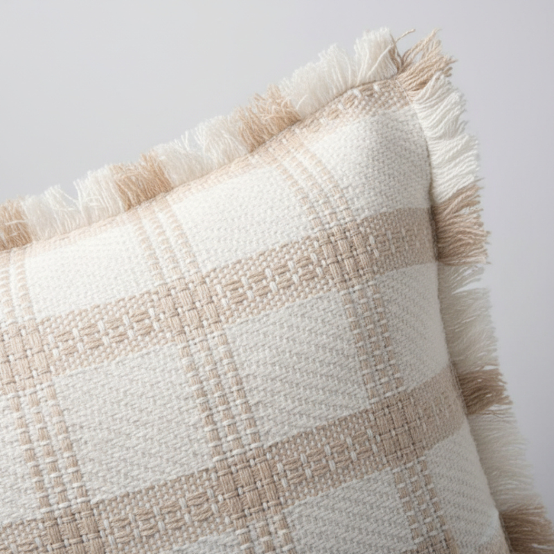 Cushion Cover Polyester Cotton Timeless Diamond Pattern Throw Pillow