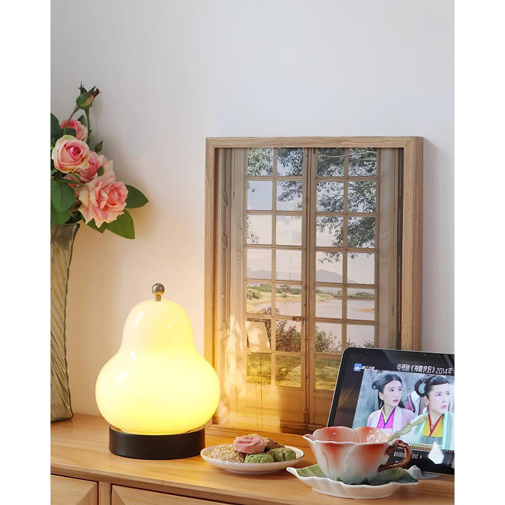 Pear Cordless Table Lamp, Rechargeable