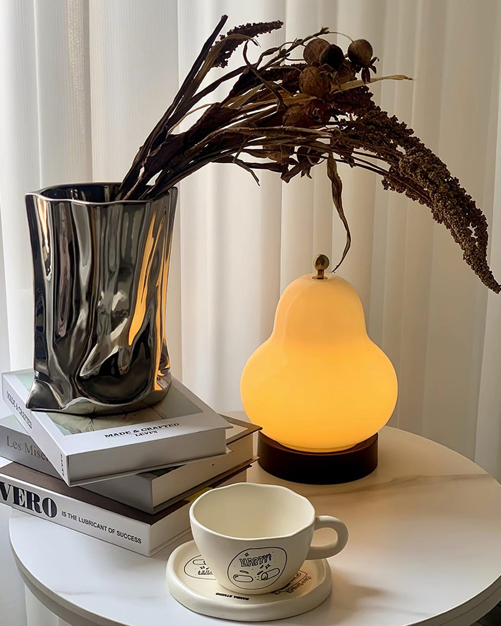 Pear Cordless Table Lamp, Rechargeable