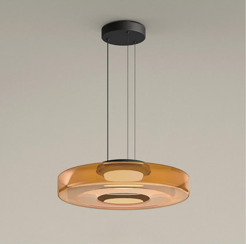 Bela Pendant Light | Layered Glass Design, Warm LED Illumination