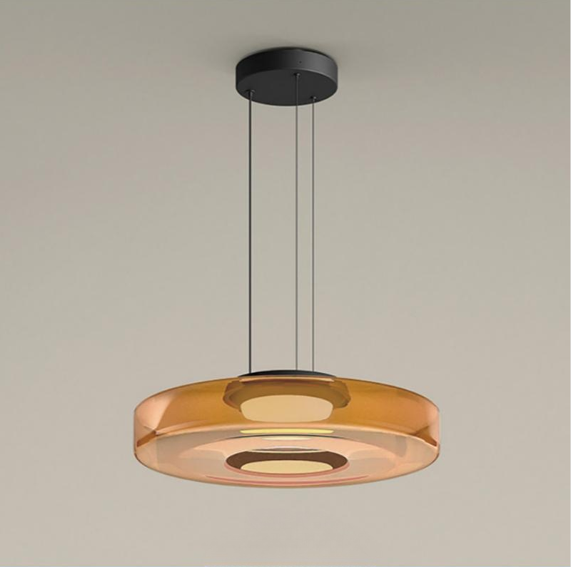 Bela Glass Pendant Lamp | Bauhaus Style, Adjustable Hanging Design