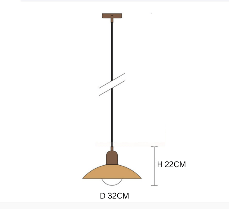 Bela Pendant Light | Modern Bauhaus Design, Adjustable Height