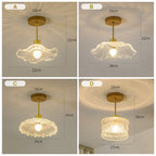 Mavero - Flower Glass Ceiling Lamp