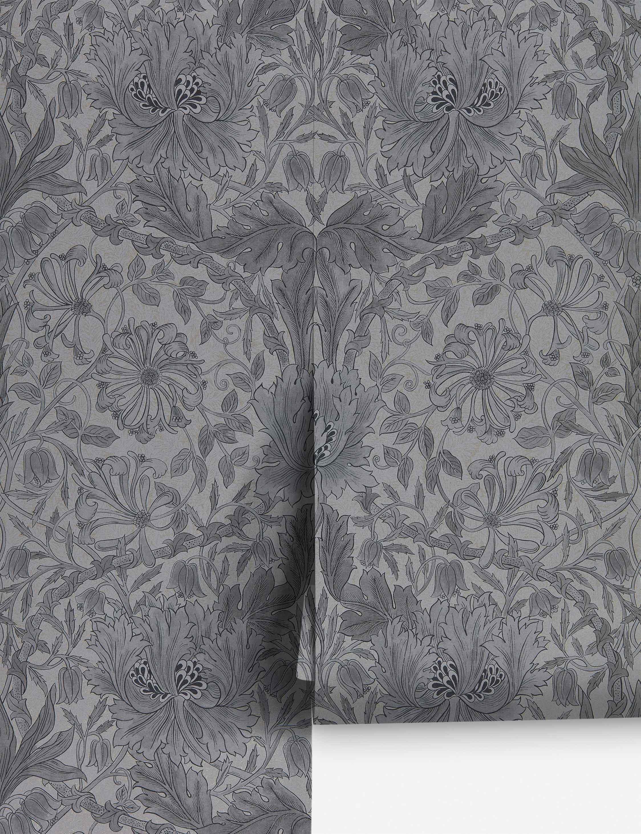 Pure Honeysuckle & Tulip Wallpaper by Morris & Co.