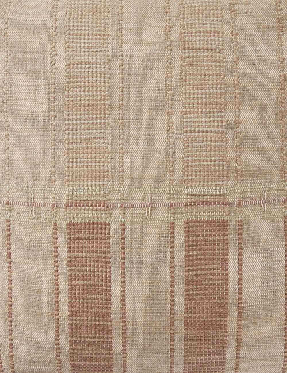Mira Throw Pillow | Timeless Striped Design, Earthy Tones