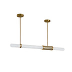 Linear Frosted Glass Pendant Light