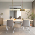 Linear Frosted Glass Pendant Light