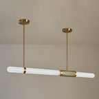 Linear Frosted Glass Pendant Light