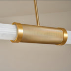 Linear Frosted Glass Pendant Light