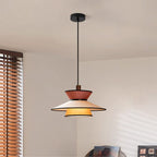 Tiered Fabric Pendant Light, 3-Shade