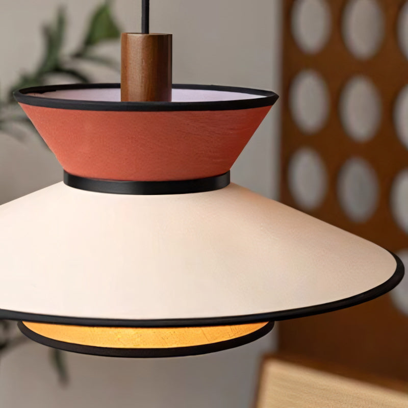 Tiered Fabric Pendant Light, 3-Shade