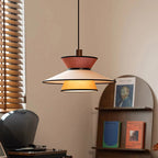 Tiered Fabric Pendant Light, 3-Shade