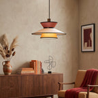 Tiered Fabric Pendant Light, 3-Shade