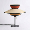 Tiered Linen Table Lamp