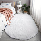 DecoEllis: Modern Oval Rug in Neutral Style with Soft Pile – Decorative for Living Room & Bedroom