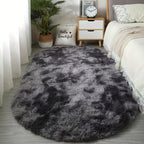 DecoEllis: Modern Oval Rug in Neutral Style with Soft Pile – Decorative for Living Room & Bedroom