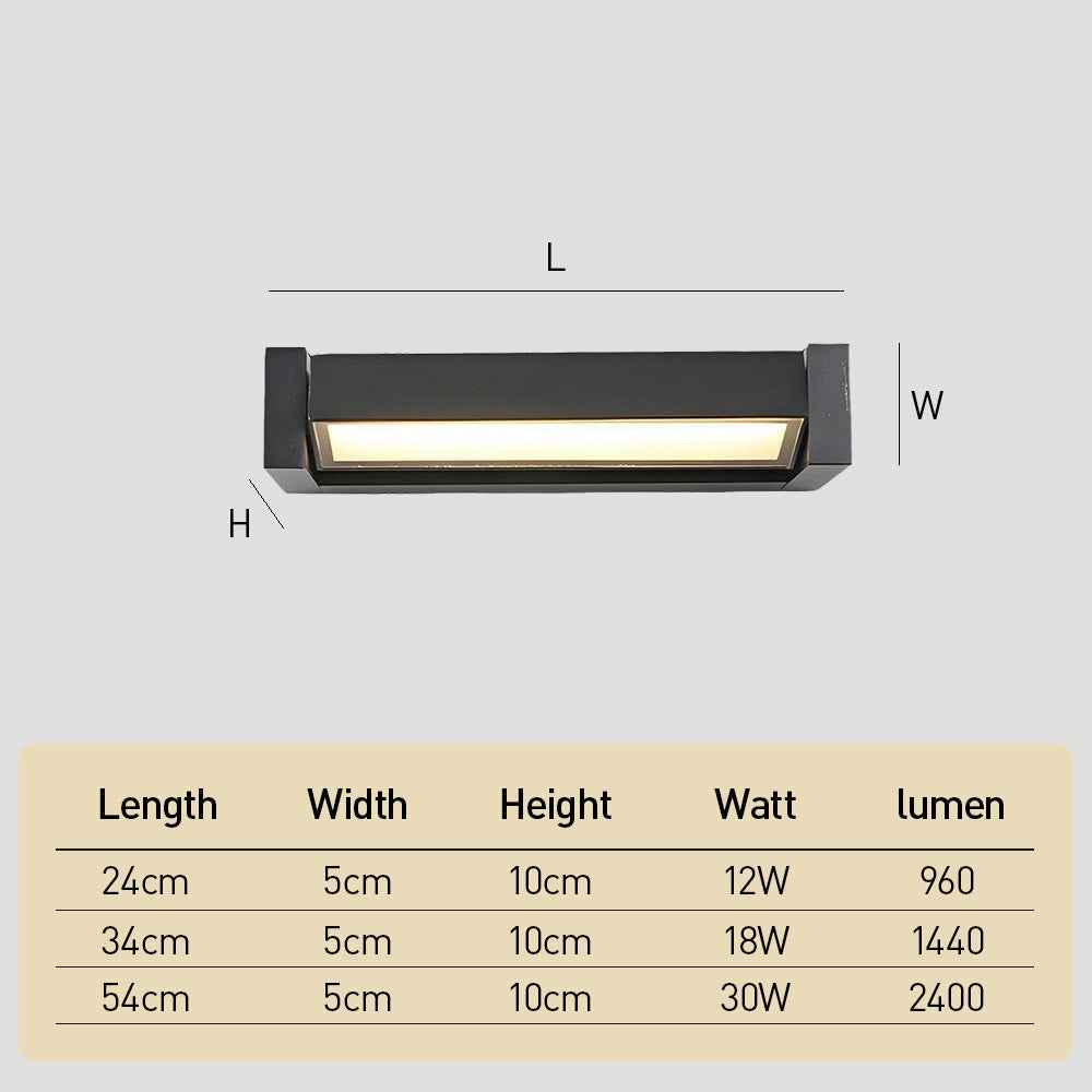 Belo LED Buitenwandlamp | Modern Design, IP65 Waterdicht