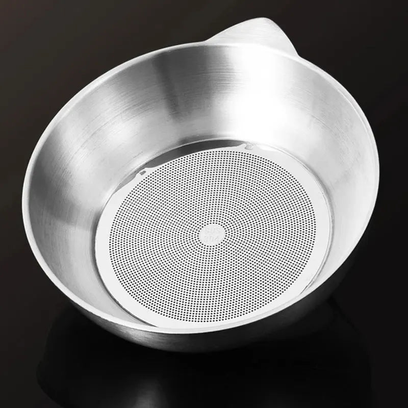 Deep Frying Pot with Oil Strainer, Fine Mesh Strainer, Pouring Spout, Oil Storage