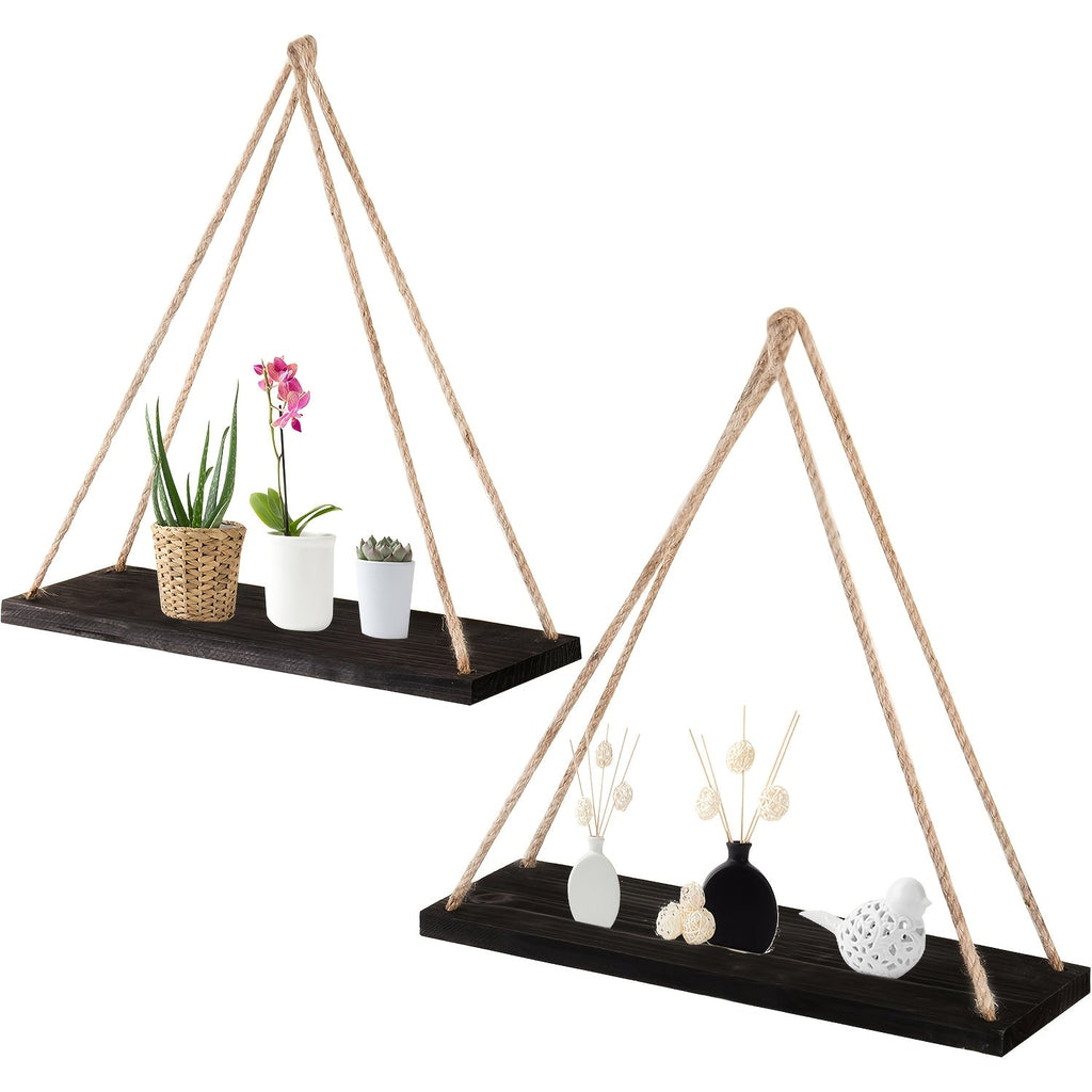 DekoBoheme: Modern Wall Shelves – Stylish, Space-Saving & Easy to Care for with Wood Look for Bedrooms & Bathrooms