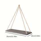 DekoBoheme: Modern Wall Shelves – Stylish, Space-Saving & Easy to Care for with Wood Look for Bedrooms & Bathrooms